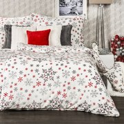 Lenjerie de pat din microflanel 4Home Snowflakes,160 x 200 cm, 70 x 80 cm, 160 x 200 cm, 70 x 80 cm