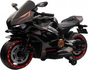 Motocicleta Electrica cu Acumulator Pentru Copii NOVOKIDS™ Super Rider GP ,12V ,3-7 ani ,Max 30 kg , Cu Sunete si Lumini LED ,USB si Bluetooth ,Roti