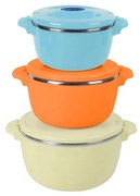 SET 3CASEROLE TERMICE 2+4+6L,BELLY BEIGE