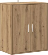 vidaXL Pantofar, stejar artizanal, 60x35x70 cm lemn prelucrat