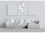 Lustr AVALO 3xE27/60W/230V, pr. 35 cm, alb/cupru