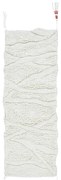 Covor tip traversă alb lavabil/țesut manual din lână 70x200 cm Enkang Ivory – Lorena Canals