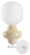Aplica de perete din ceramica design modern CHIC galben