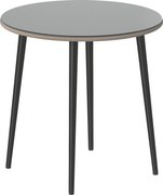 Outsunny Masă de luat masa pentru grădină cu blat din sticlă securizată cu margine din ratan cadru din oțel 80x80x74 cm gri | Aosom Romania