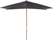 Outsunny Umbrelă de Grădină cu Frânghie și Orificii de Ventilație,  2.95x2x2.55 m, Gri Închis | Aosom Romania