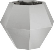 vidaXL Jardinieră Argintiu 50 x 50 x 40 cm Oţel inoxidabil