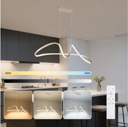 Brilagi-LED Lustră reglabilă pe cablu TWISTER LED/60W/230V 3000-6000K bej+telecomandă