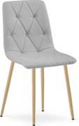 Scaun de dining LIBRA, gri deschis