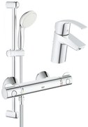 Set complet baterii baie dus cu termostat Grohe Grohtherm 800 (33265002, 34558000, 27853001)