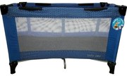 Patut Pliant, Tarc copii Baby Care™ PRO, Pliabil pe 2 Niveluri, plasa tantari,geanta transport inclusa, Albastru