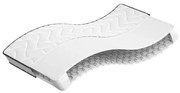vidaXL Saltea cu arcuri bonnell, fermitate medie, 100x200 cm