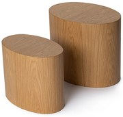 Măsuță auxiliară Elipse Set Oak, 2 buc.