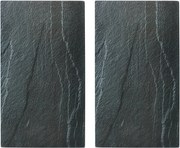 Plăci de protecție din sticlă ANTRACIT TABLA pentru aragaz – 2 bucăți, ZELLER, model 11