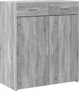 vidaXL Dulap, sonoma gri, 80x42,5x93 cm, lemn prelucrat