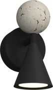 Aplica de perete LED modern Art Deco Bingo travertin