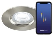 Spot incastrabil LED RGB CCT, IP65 Don Smart Color nickel