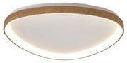 Plafoniera LED cu telecomanda NISEKO II Triangular Gold 50W
