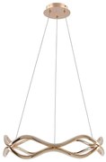 Lustră LED suspendată pe cablu VAVE LED/28W/230V aur roz