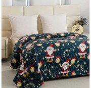 Cuvertura de pat SANTA, albastru Dimensiune: 200 x 220 cm