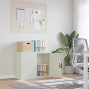 vidaXL Fișet, gri deschis, 90x40x70 cm, oțel