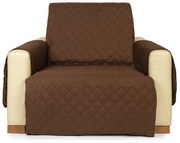 Cuvertură pentru fotoliu 4Home Doubleface maro/bej, 60 x 220 cm