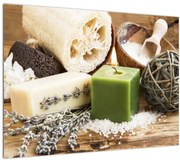 Tablou pe sticlă - Momente pentru relaxare (70x50 cm)