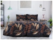 B.E.S. Petrovice Lenjerie de pat din flanelă Nočnílistí, 140 x 200 cm, 70 x 90 cm