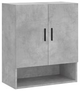 vidaXL Dulap de perete, gri beton, 60x31x70 cm, lemn compozit
