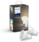 SET 2x LED Bec dimmabil Philips Hue WHITE GU10/5,2W/230V 2700K