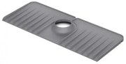 Organizator chiuveta Hermia 200BYR1121, 13.7x37x1.58 cm, Plastic, Gri
