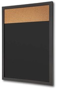 Tablă Combi Board / plută 45 × 60 cm, neagră