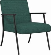 vidaXL fotoliu Verde închis 59 x 75 x 78 cm țesătură