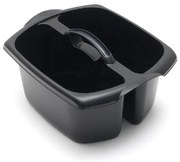 Coș cu 2 compartimente Addis Caddy, negru