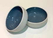 Bol COLORAT Indigo (Alb Perlat Mat Exterior, Indigo Lucios Interior)