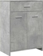 vidaXL Dulap de baie, gri beton, 60 x 33 x 80 cm, PAL
