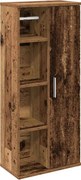 vidaXL Dulap de baie cu suport role, lemn vechi, 39x22x90 cm