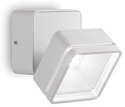 Aplica de perete exterior, IP54 OMEGA AP SQUARE BIANCO 4000K