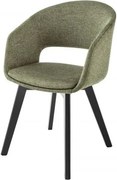 Set 2 scaune design scandinav Nordic Star verde