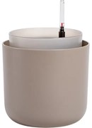 Ghiveci cu auto-irigare Plastia Tolita, maro, diam. 19 cm, diam. 19 cm