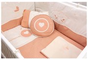 Set lenjerie pentru patut bebe, colectia Romantic baby 80x130 cm