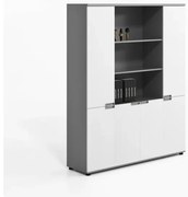 Dulap cu 4 usi si biblioteca integrată ,design modern și elegant ,calitate premium , dimensiuni 1600*400*2000