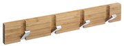Cuier bambus 5FIVE Minimalista Steel, 40 x 6 x 2 cm