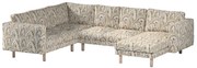Husă pentru canapea de colț Norsborg cu 5 locuri și șezlong Norsborg
