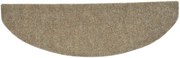 Covor scari Semirotund C-290105, Decorino, 21x65 cm, polipropilena, bej