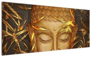 Tablou - Buddha de aur (120x50 cm)