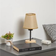 Lampă de masă Brilagi NUBILA WOOD 1xE27/25W/230V stejar/maro deschis