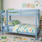 Pat Lilo supraetajat - din lemn masiv de brad - 90 90x200 cm ,    culoare personalizabila