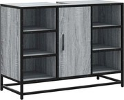 vidaXL Dulap chiuveta de baie, gri sonoma, 80x33x60 cm, lemn compozit