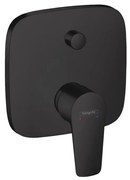 Baterie cada - dus incastrata Hansgrohe Talis E monocomanda negru mat