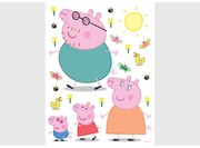 Decorațiune autoadezivă Peppa Pig Classic, 65 x 85cm